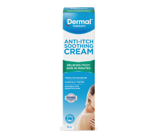 Dermal Therapy Anti Itch Soothing Cream Front of pack