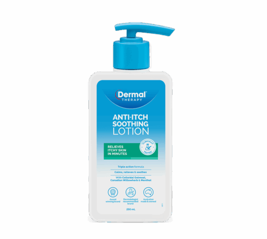 Dermal Therapy Anti-Itch Soothing Lotion - Front View of Packaging