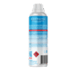 Back view of Dermal Therapy Foot Odour Control Powder Spray bottle showing product information and