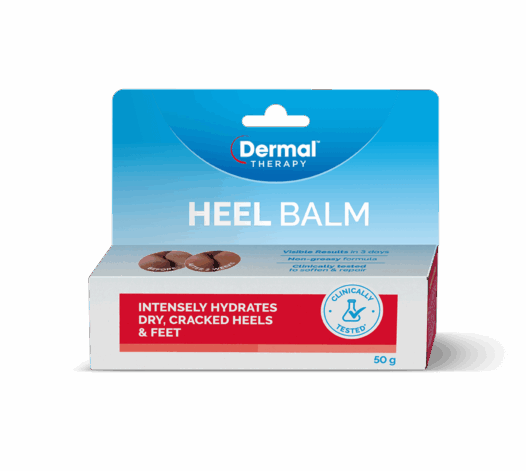Dermal Therapy Heel Balm 50 Front View of Packaging