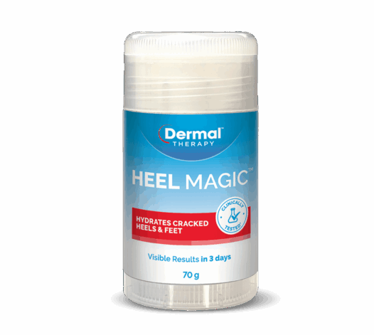 Dermal Therapy Heel Magic Front View of Packaging