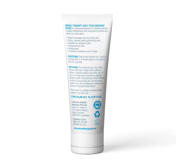 AntiItch Soothing Cream Dermal Therapy