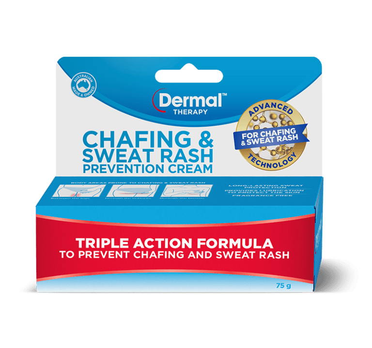 Chafing & Sweat Rash Prevention Cream Anti chafing cream Dermal Therapy