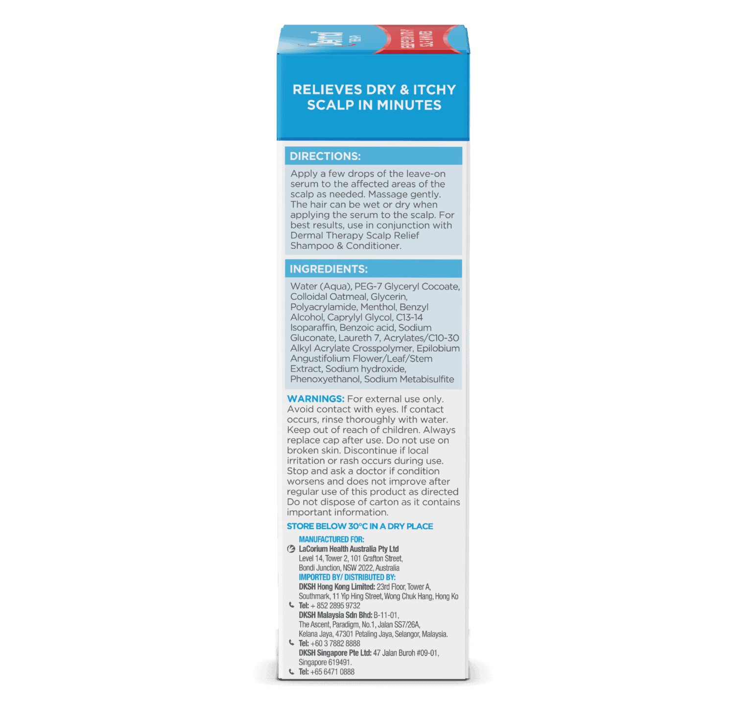 Scalp Relief Serum Itchy Scalp Dermal Therapy