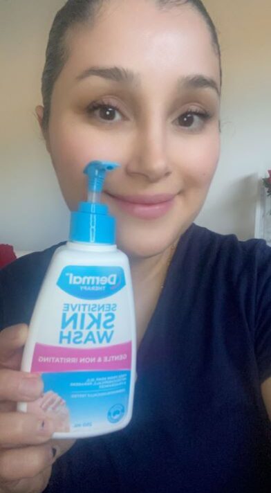 Sensitive skin wash