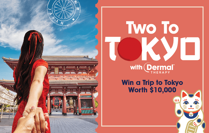 Win a trip for two to Tokyo worth AUD $10,000 with Dermal Therapy!