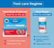 Dermal Therapy Heel Balm Platinum and Heel Magic with usage recommendations