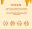 Ingredients list for Dermal Therapy Lip Balm enriched with Manuka Honey with brand icons along the bottom.