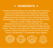 Ingredients list for Dermal Therapy Lip Balm SPF50+ with brand icons along the bottom.
