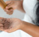 A new mum experiencing postpartum hair loss and wondering what the solution is - Dermal Therapy Hair Restoring Shampoo & Conditioner